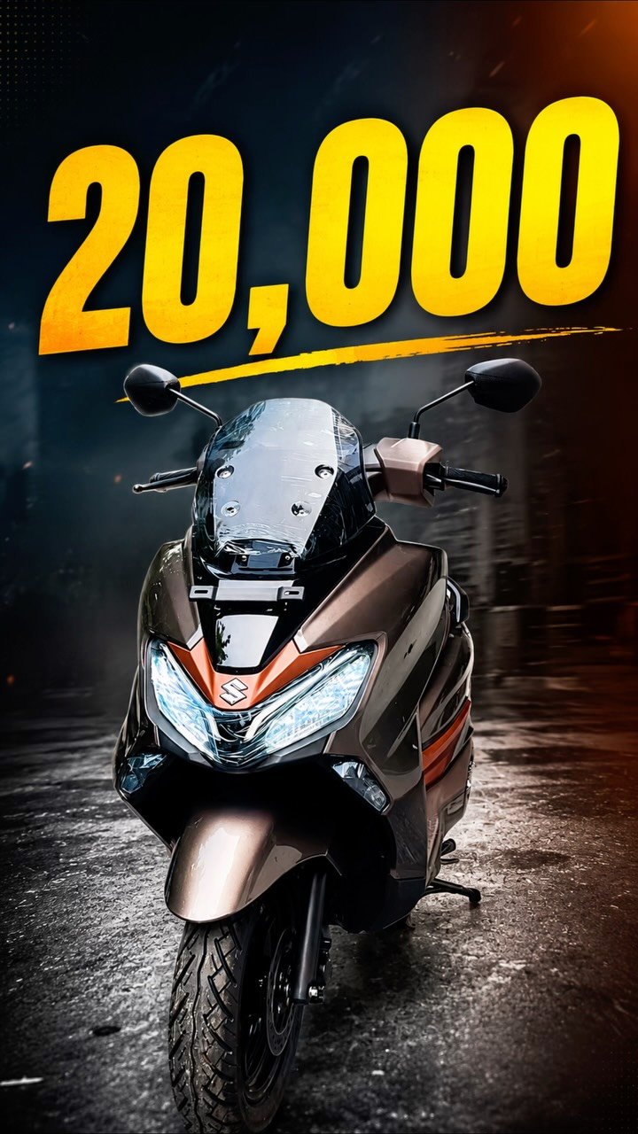 motoring_daily 게시물 이미지: Burgman 2026 on road price and emi