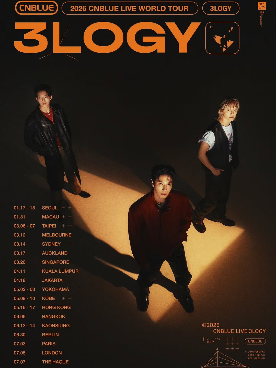 mr_kanggun 게시물 이미지: 2026 CNBLUE LIVE WORLD TOUR 3LOGY