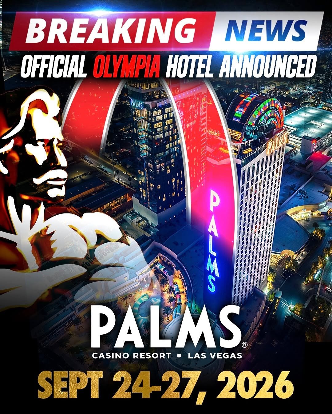 mrolympiallc 게시물 이미지: PALMS LAS VEGAS NAMED OFFICIAL HOST HOTEL OF...