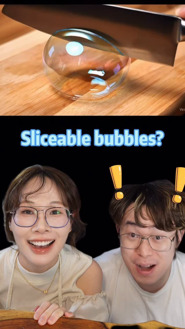 ms_shi_mr_he 게시물 이미지: Cutting a bubble? 🫧 Recipe is on...
