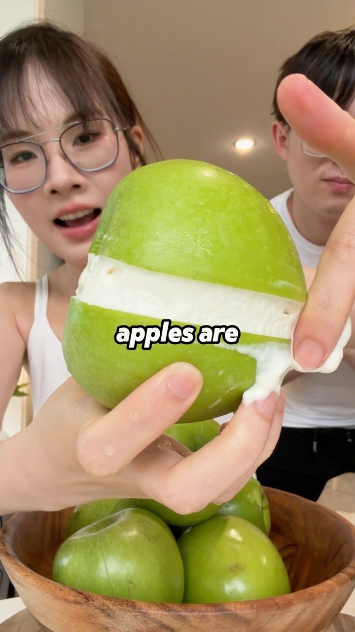 ms_shi_mr_he 게시물 이미지: How to make Green Apple Ice Cream Apple 🍏:...
