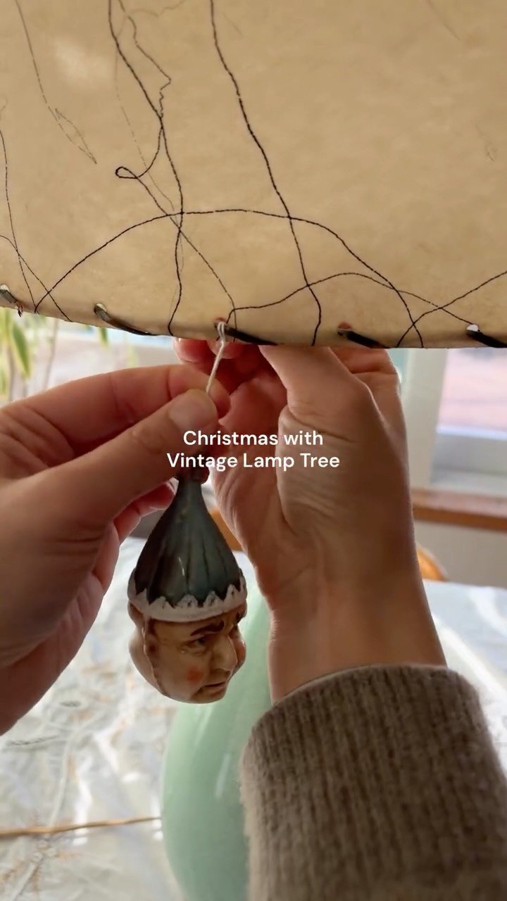 muguasu 게시물 이미지: 빈티지 램프로 크리스마스 트리 만들기🎄 

#무과수의집