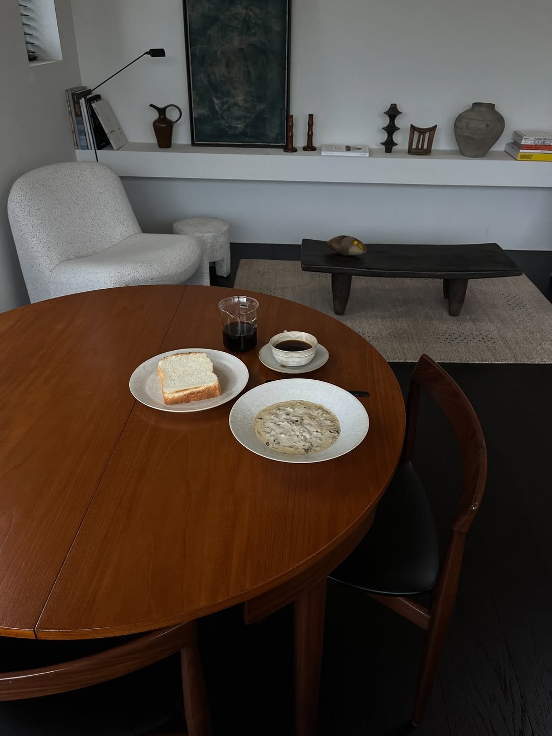 Photo shared by MUGUASU 무과수 on September 26, 2025 tagging @bagatelle.jeju. May be an image of table, dining table and text.