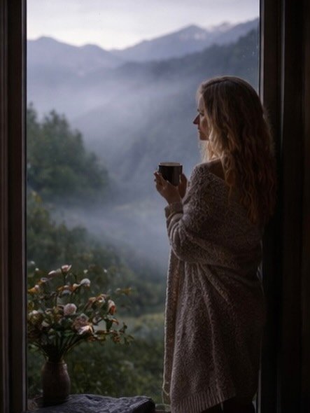 Photo by Felicity | Hair Extensions Manufacture in USA. May be an image of coffee cup, tea, fog and text.