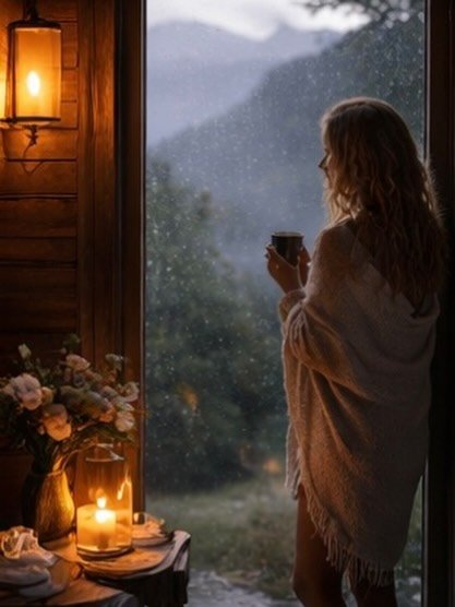 Photo by Felicity | Hair Extensions Manufacture in USA. May be an image of tea, lantern, outdoors and text.