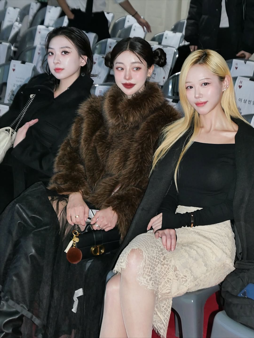 Photo shared by Kim Mumu on November 10, 2025 tagging @park.marron, and @zhouhongying13. May be an image of text.