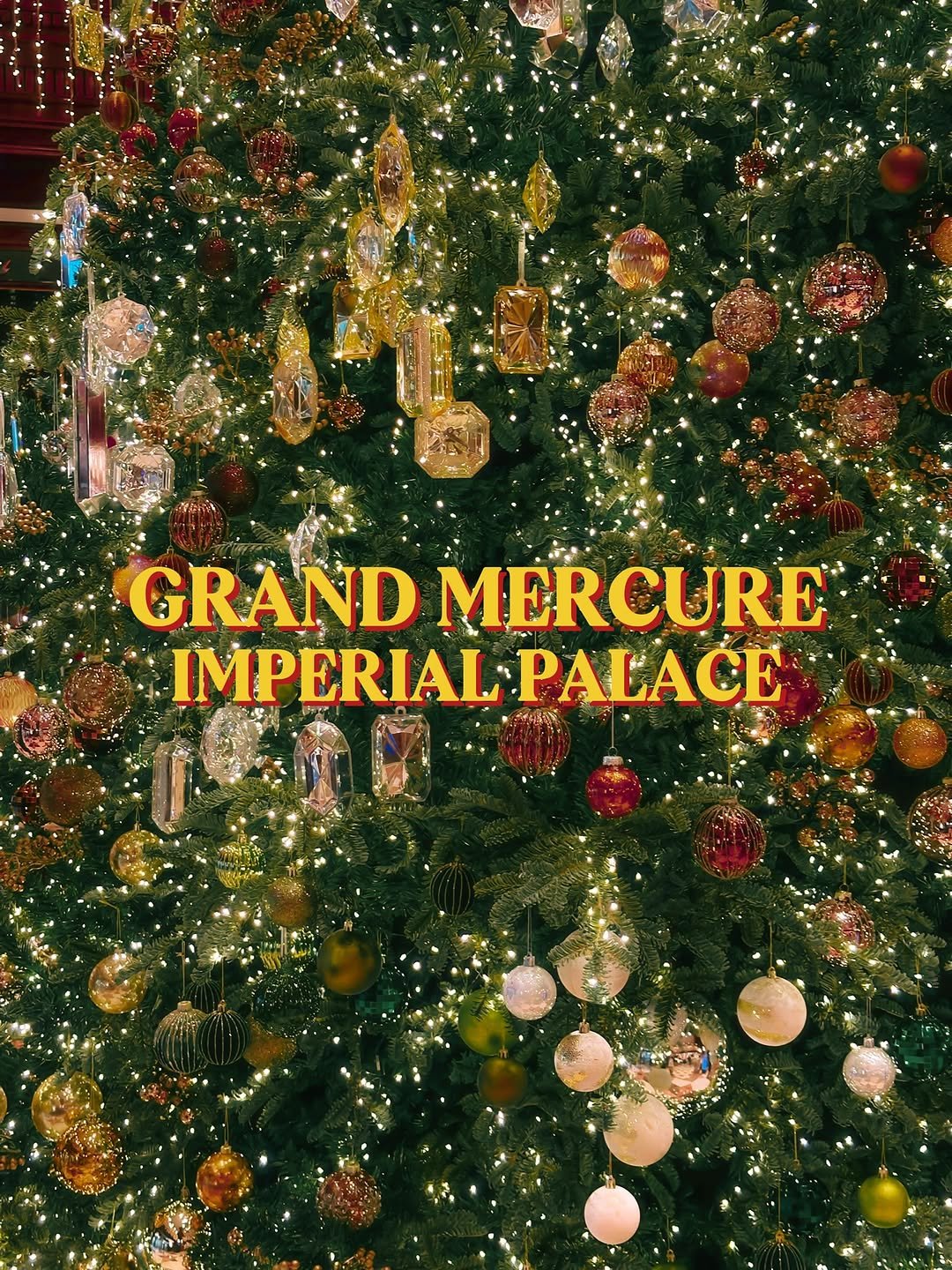 Photo shared by Kim Mumu on November 02, 2025 tagging @grandmercure_imperialpalace, and @wooji_nii. May be an image of poster and text that says 'GRAND MERCURE IMPERIALPALACE IMPERIAL PALACE'.