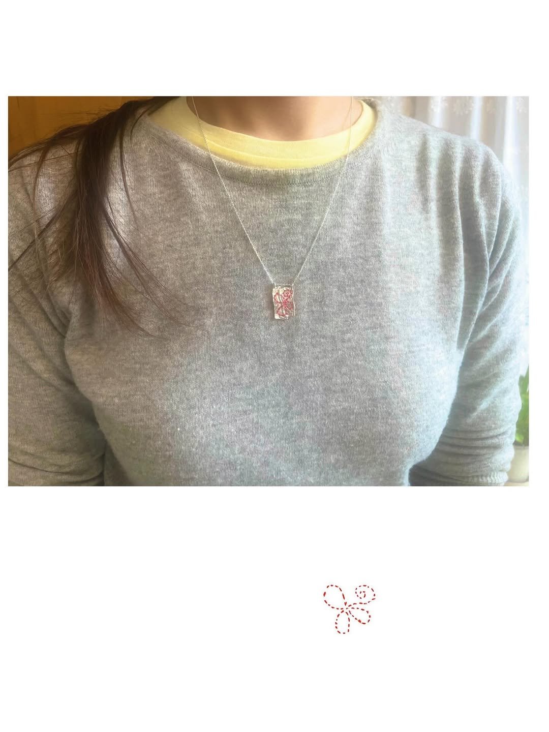 mung.teong 게시물 이미지: 흔들흔들 봄바람에 한땀한땀 꽃 한마디
한 땀 한 땀 08 necklace .⚵