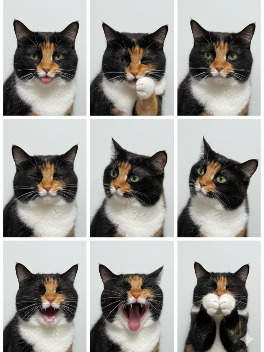 Photo by 황 먼지&코지 on December 10, 2025. May be an image of kitten, tortoiseshell cat and text.