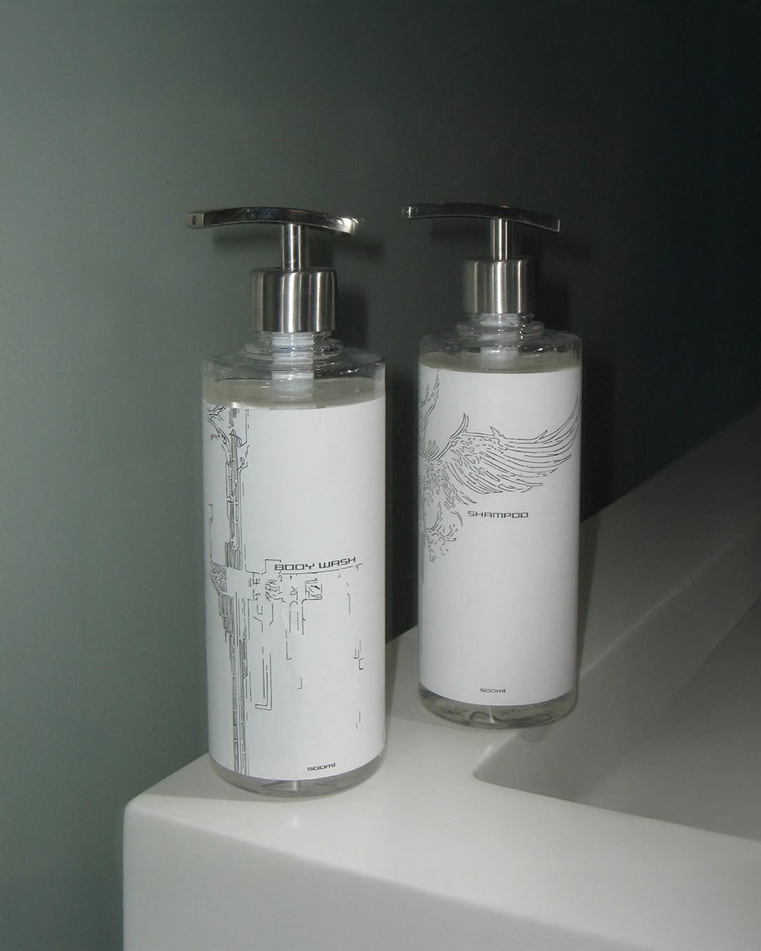 Photo shared by remixtaipei on February 09, 2026 tagging @remixtaipei, @a.m.p.h.m.a, @rawshe_official, and @muon_office. May be an image of sink, faucet, canister, wash basin and text.