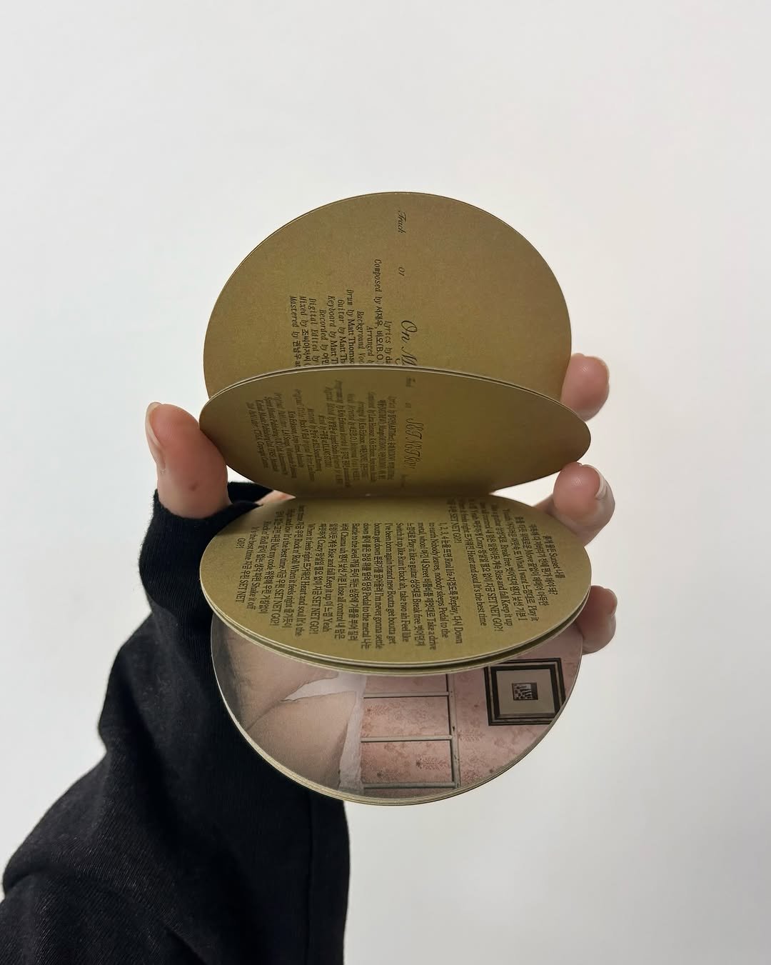 Photo shared by MUON on October 22, 2025 tagging @cravity_official. May be an image of paper weight, wafer, strainer and text.