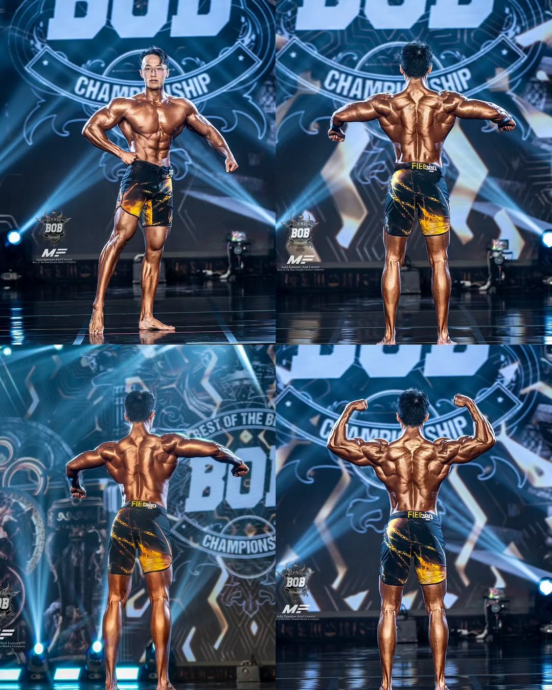 Photo shared by 상체충 좌용관 / 광주PT🌐 on September 14, 2025 tagging @musa_wngp_bob_korea, @fied_official, and @musa_wngp_modernfilm. May be an image of ‎4 people, biceps, people bodybuilding and ‎text that says '‎2 CHA CHAMP Mp ISHIP CHAI CM CHIP BOB u FIEGga MF BOB ME E LMDI สอง FIF RESTOF THE BESTOFTHEB BI IEtyn 0 ป CHAMPIONS اH۲ SHIP IEfsg B BOB M=‎'‎‎.