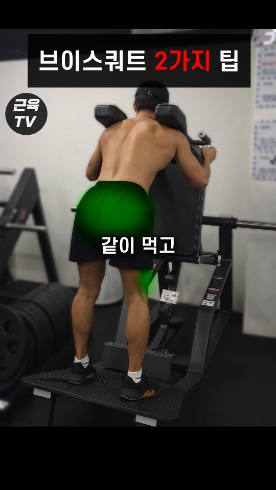 muscletv_ 게시물 이미지: 브이스쿼트 앞 뒤 차이 #헬스 #운동 #근육 #하체운동 #브이스쿼트