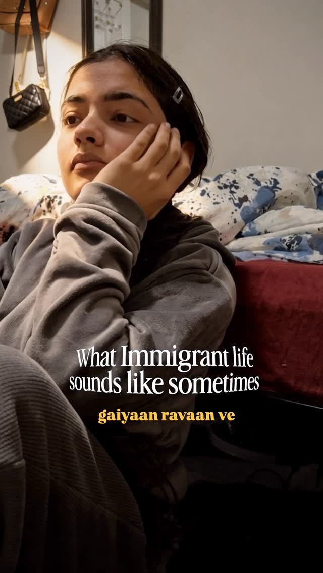 muskaan.ca 게시물 이미지: What Immigrant life sounds like...