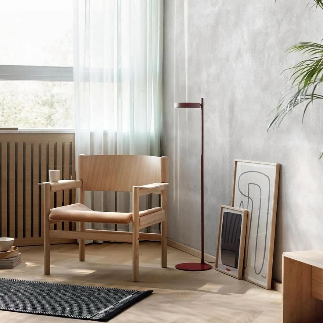 Photo by MUTOMO ART PROJECT in MUTOMO ART PROJECT. May be an image of lighting, armchair, indoors and text.