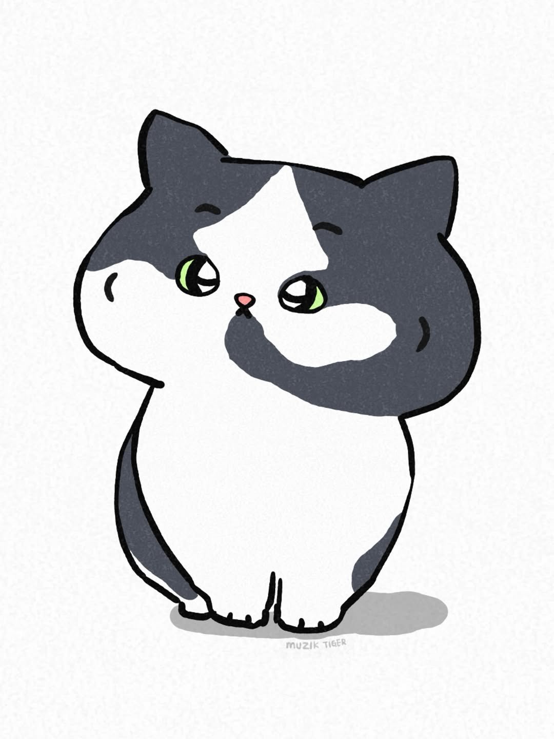 muziktiger 게시물 이미지: 고양이 상담사 대기중 🐯📞

#뭐라는거야 #muziktiger #cat