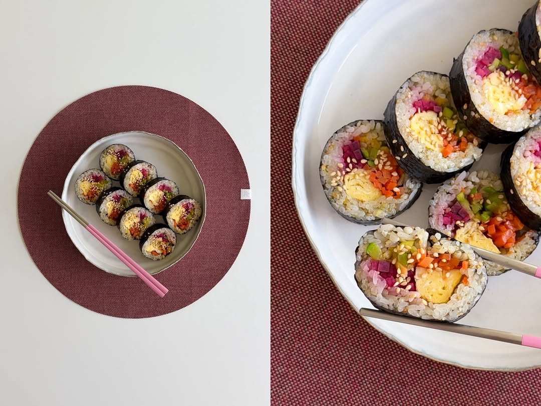 myfavehobby 게시물 이미지: 오랜만에 올리는 집밥 사진 모음 🥄

➊ 소울푸드는 김밥이에요
➋ 키위 살구 루꼴라...