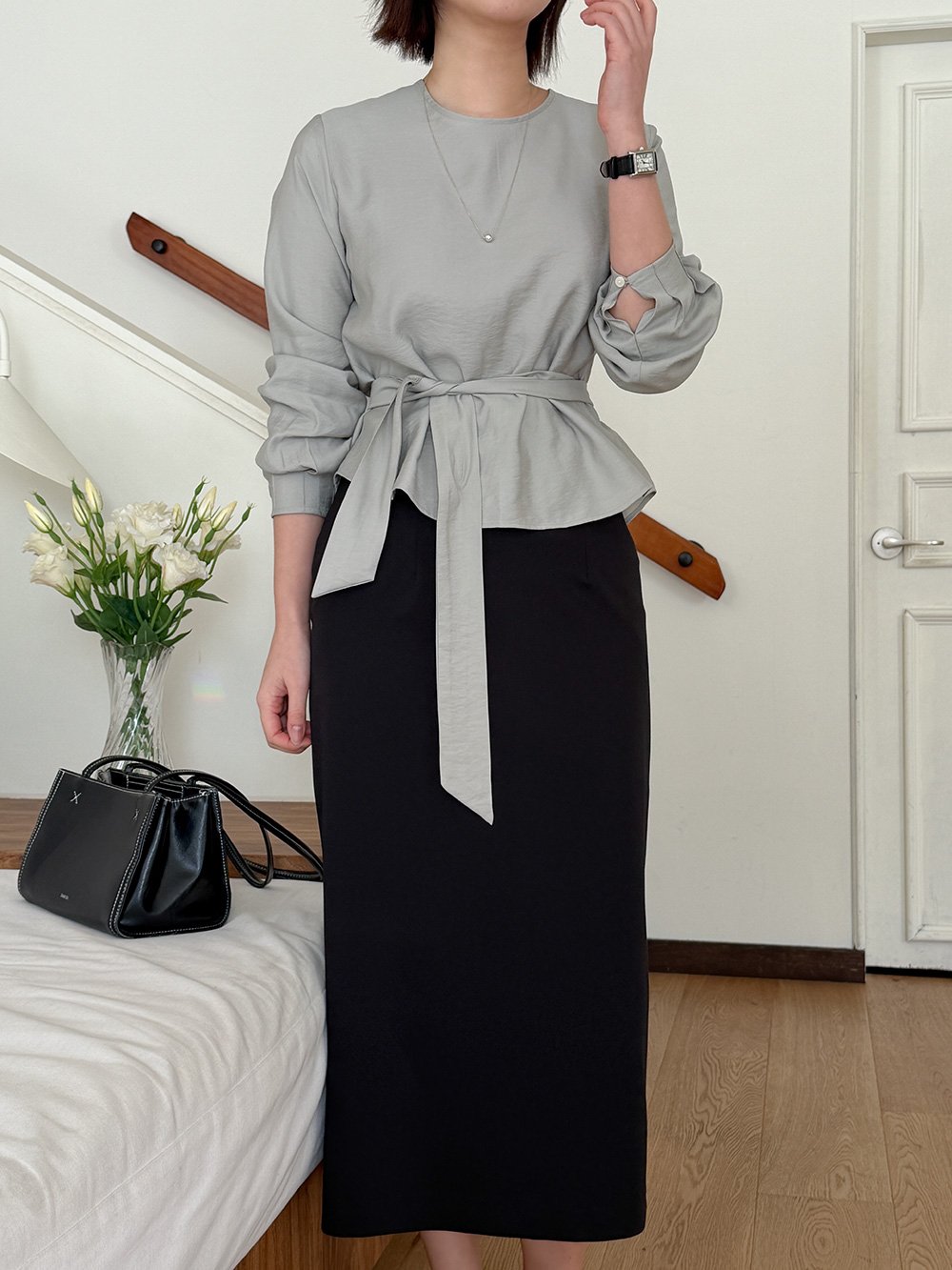 Photo by 마이요니 | 하비맞춤 패턴 자체제작 브랜드 on January 28, 2026. May be an image of top, skirt, dress and text.