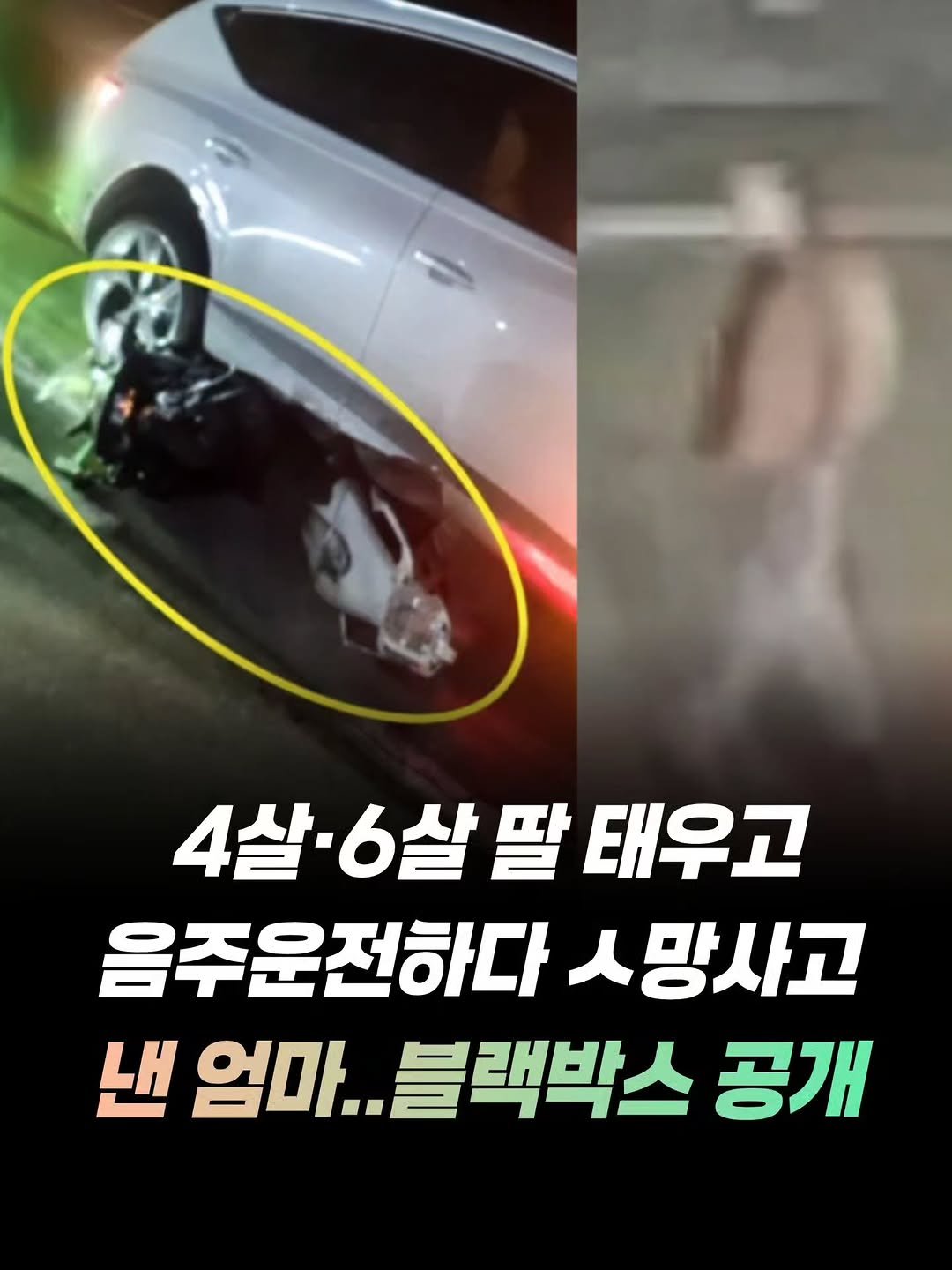 mz_funny_ 게시물 이미지: 4살·6살 딸 태우고 음주운전하다 ㅅ망사고 낸 엄마…블랙박스 공개

지난 1월 충남...
