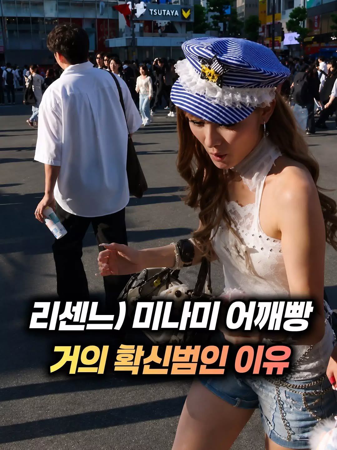 mz_healing_ 게시물 이미지: 걸그룹 리센느 멤버 미나미가 일본 거리에서 진행한 콘텐츠 촬영 영상이 온라인에서...