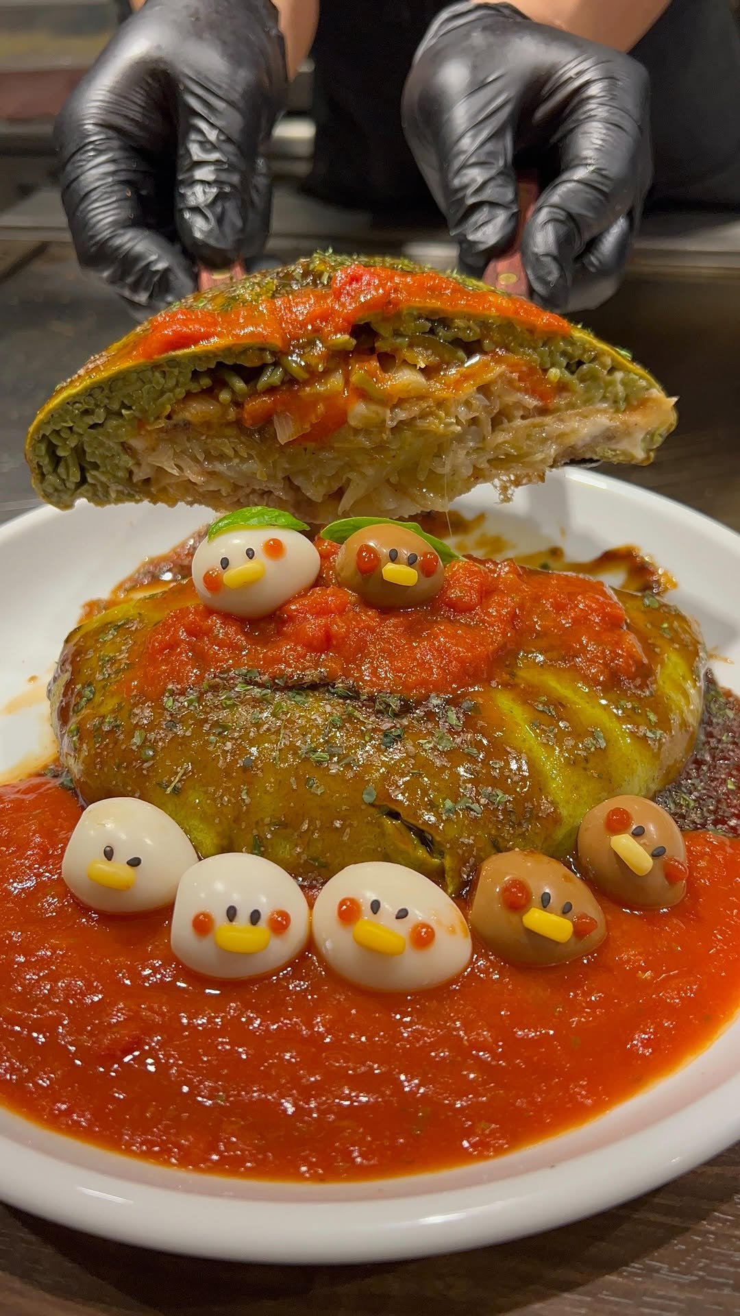 nagoya_meshi_ 게시물 이미지: デカ氷で掃除するセンスある鉄板焼き料理が旨いお店!
□食べたもの
〇マルゲリータお好み焼き
...