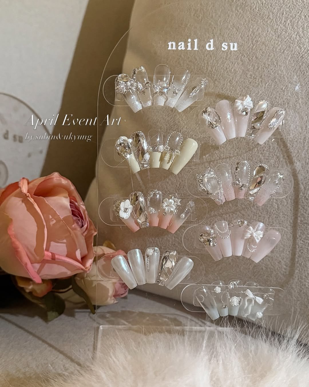 Photo shared by 네일드수·대전네일·유성네일·대전네일수강 on March 26, 2026 tagging @nail_d_su. May be an image of one or more people, fingernails, hairpin and text.