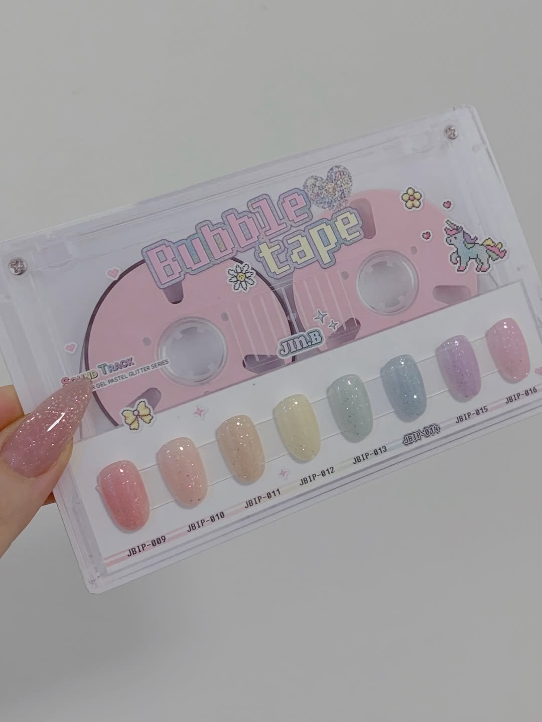 nail_dayjude 게시물 이미지: [𝗝𝗜𝗡.𝗕] 𝖡𝗎𝖻𝖻𝗅𝖾 𝖳𝖺𝗉𝖾

진비 신상 글리터 #버블테이프...