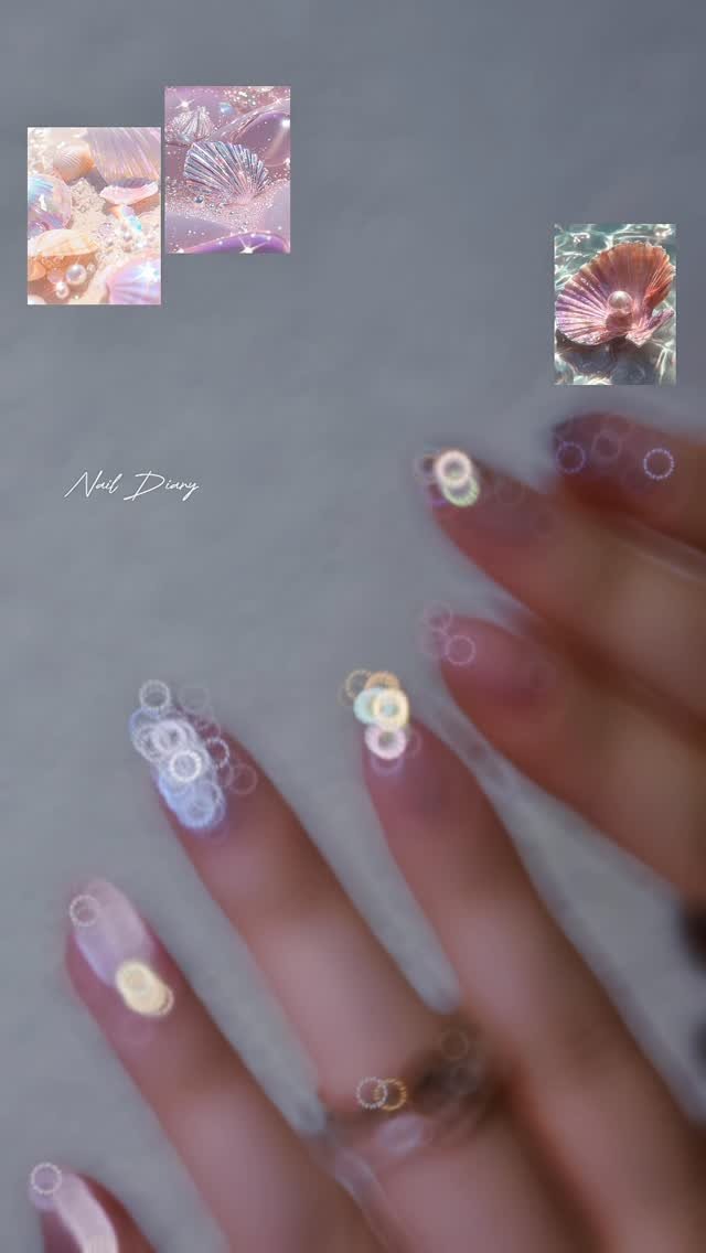 naildiary0 게시물 이미지: 넘예 파우더에 조개
물멍하게 될꺼야🫧

#이달의아트
📍이달의 아트는 샵에서 보실수...