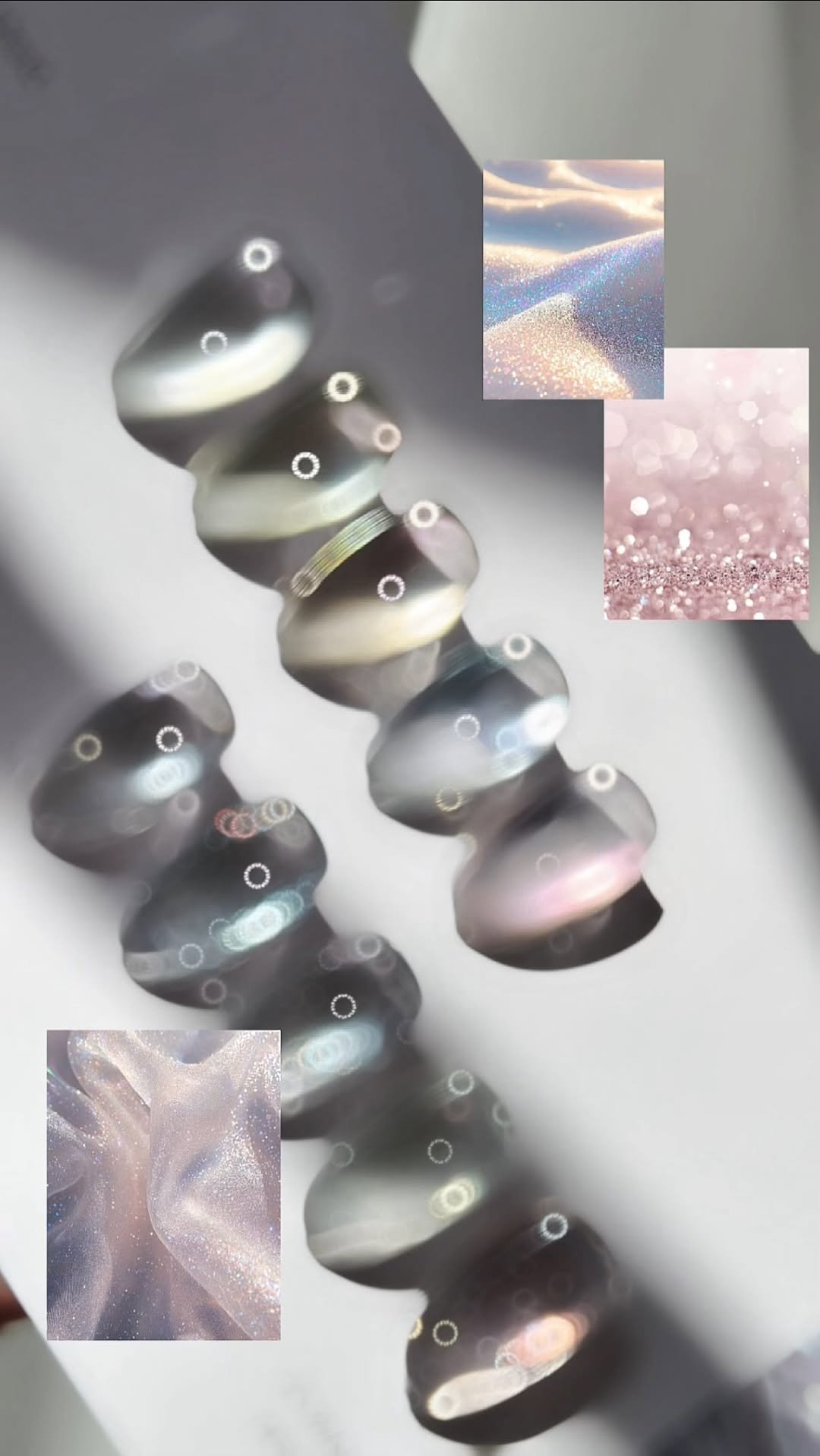 naildiary0 게시물 이미지: 첫 느낌은
깨끗하고 신비롭고 고급스럽다✨

은은하게 번지는 오로라빛과
유리처럼 맑은...