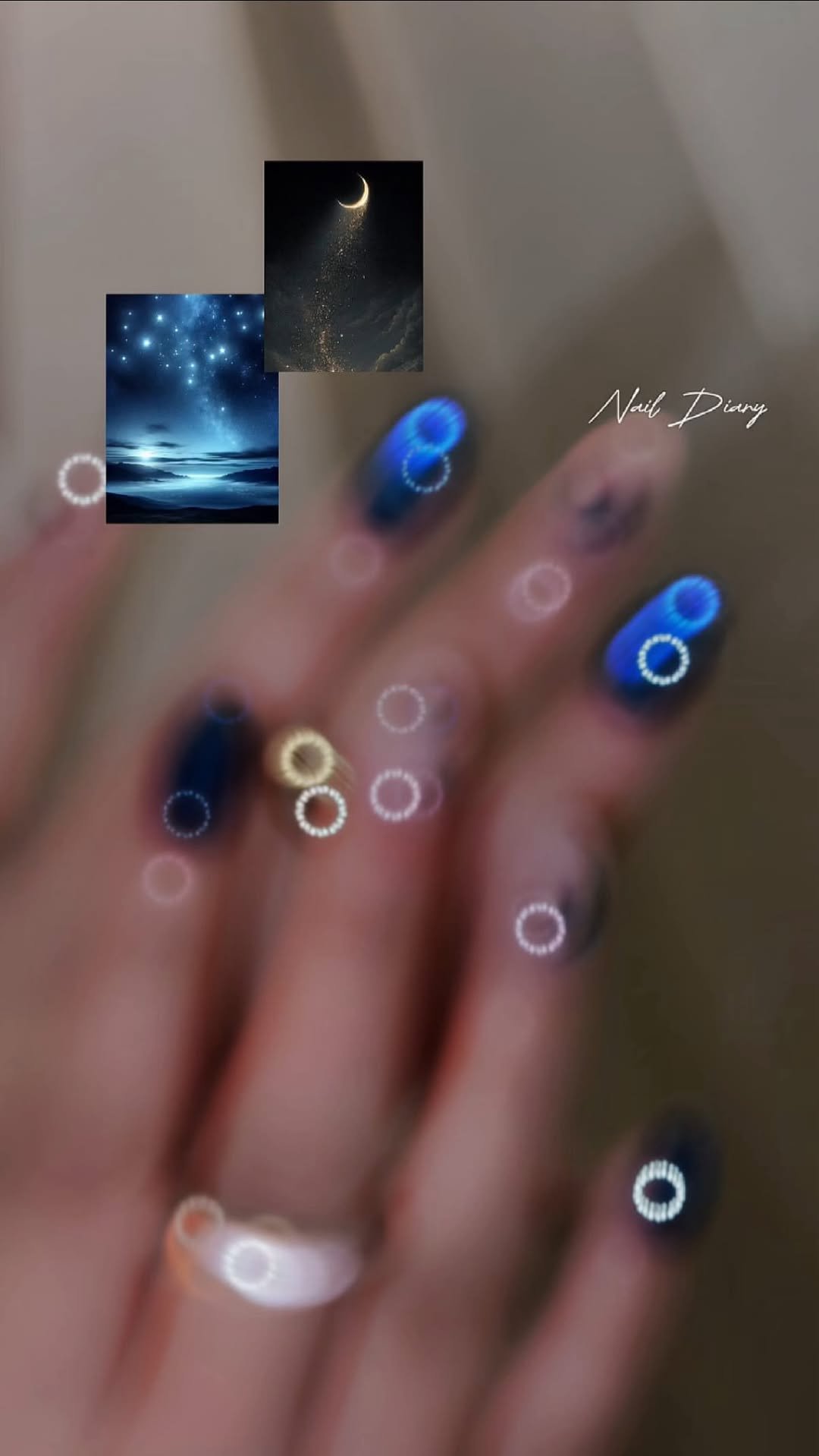 naildiary0 게시물 이미지: 별총총 박힌 여름 밤하늘🌌
로맨틱해
🌙

#이달의아트
📍이달의 아트는 샵에서 보실수...