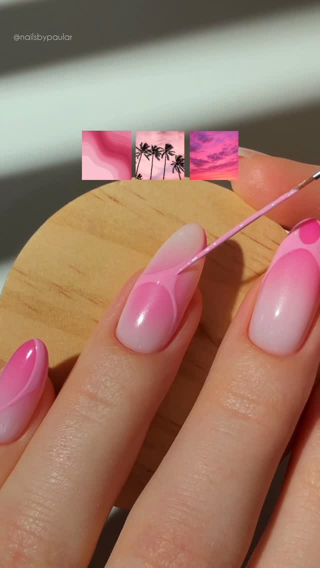 nailsbypaular 게시물 이미지: pink ombre nails! 🩷🌅☁️🌴
a minimal but somehow...