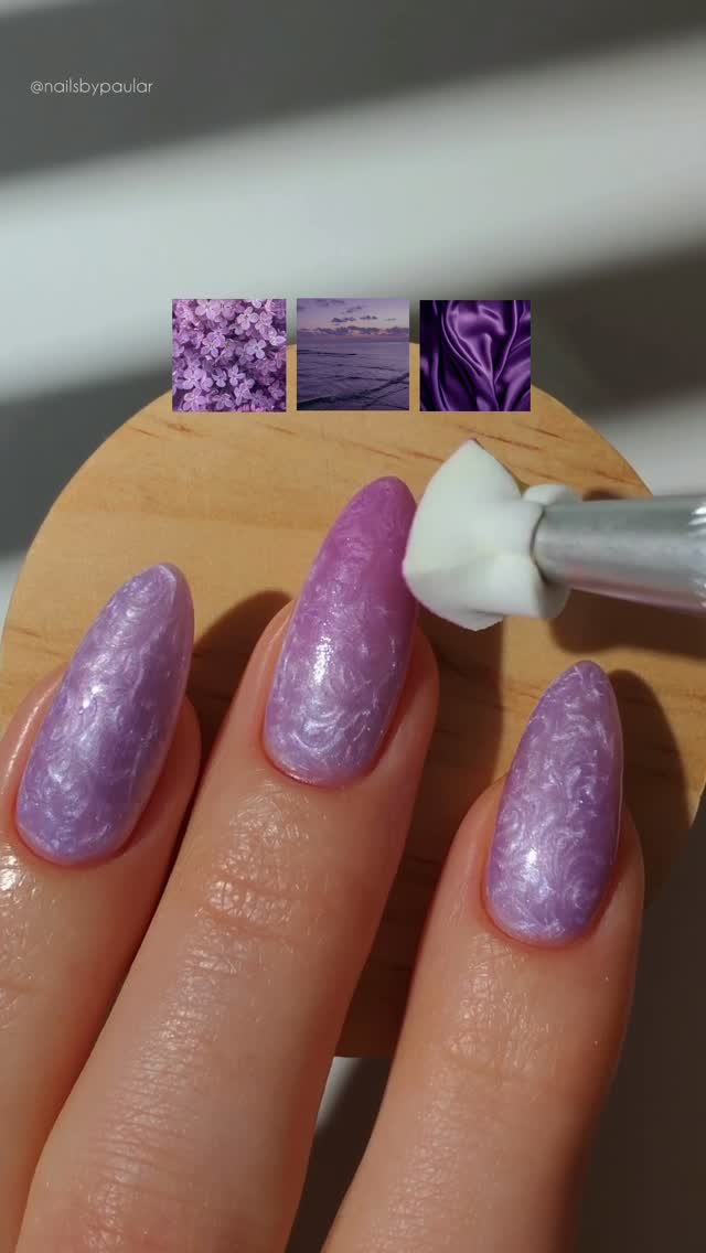 nailsbypaular 게시물 이미지: pearly ombre nails! 💜🍇☁️🫶🏻
a simple and pretty...