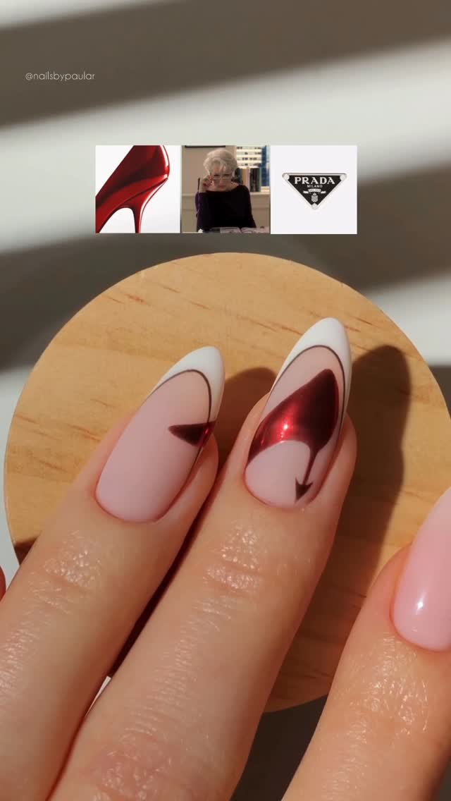 nailsbypaular 게시물 이미지: the devil wears prada nails! ♥️👠👜👀
since this...