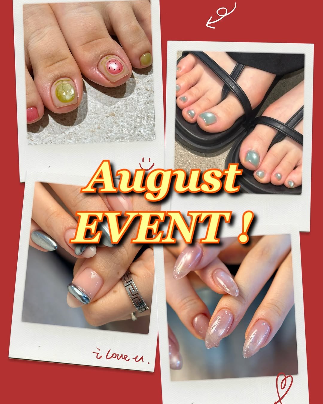 nailuimi 게시물 이미지: . August event !
⠀⠀
올해 가장 핫한 여름맞이☀
⠀⠀
❤ 네일 +...