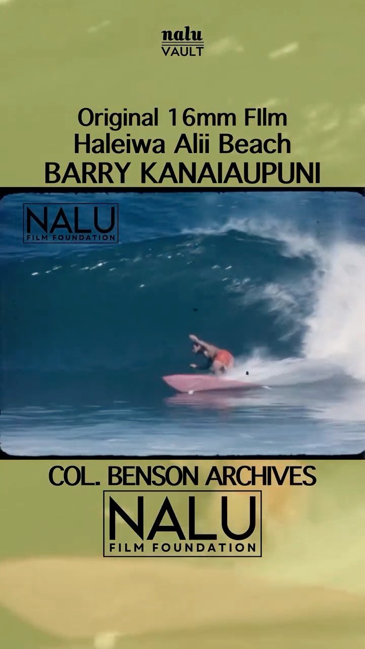 nalufilms 게시물 이미지: BK surfing Haleiwa way back in the day. 

Raw...