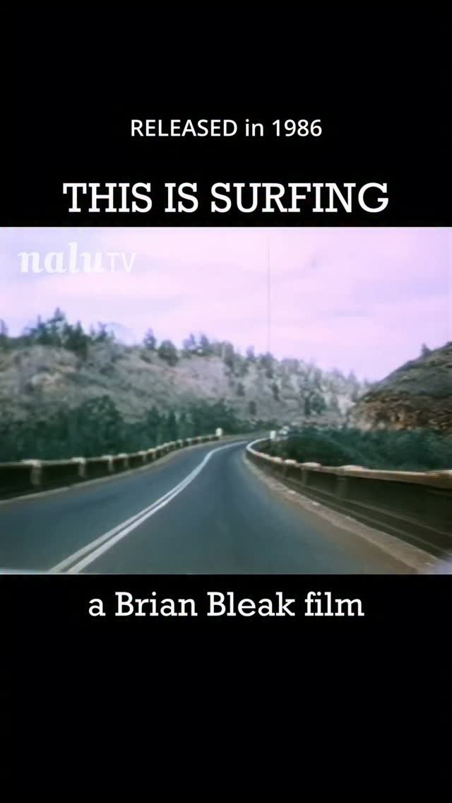 nalufilms 게시물 이미지: This is Surfing, a Brian Bleak film. Released...