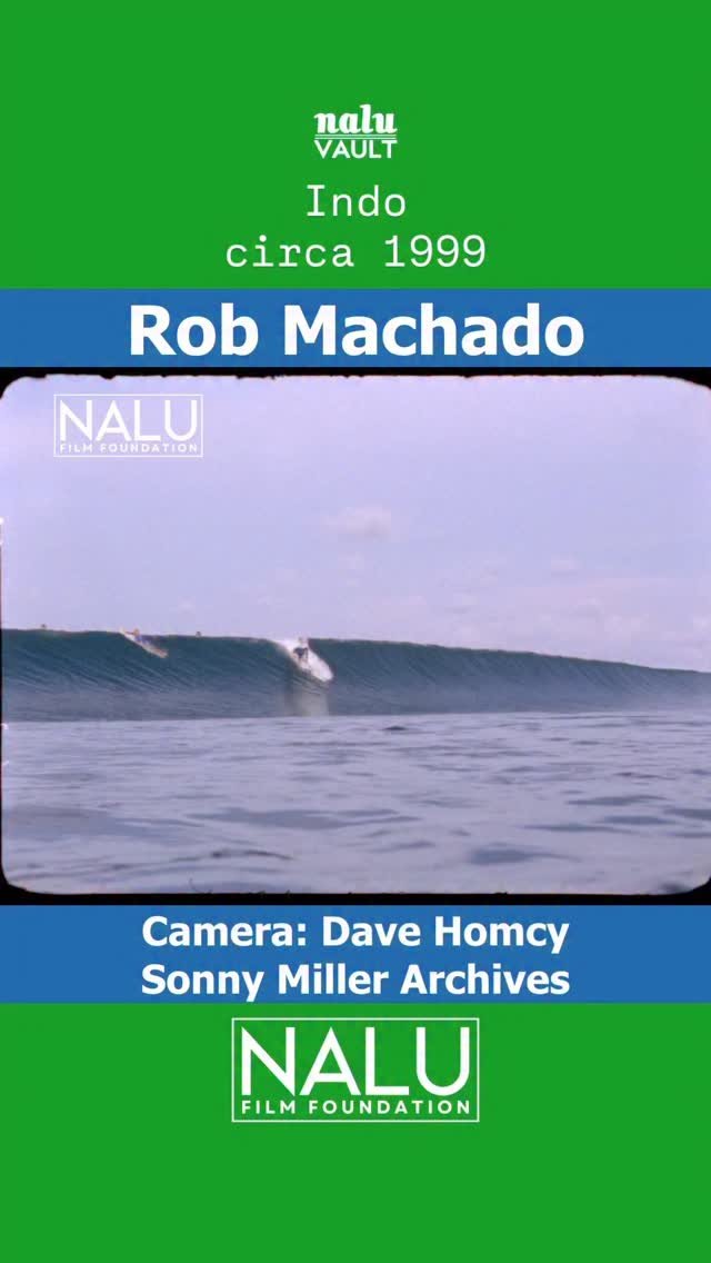 nalufilms 게시물 이미지: Rob Machado, 1999, surfing Indonesia. Dave...