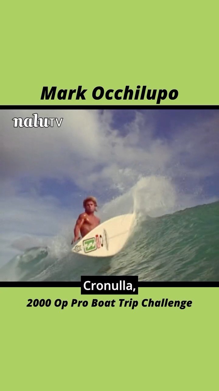 nalufilms 게시물 이미지: Mark Occhilupo, 2000 Op Pro Boat Trip...