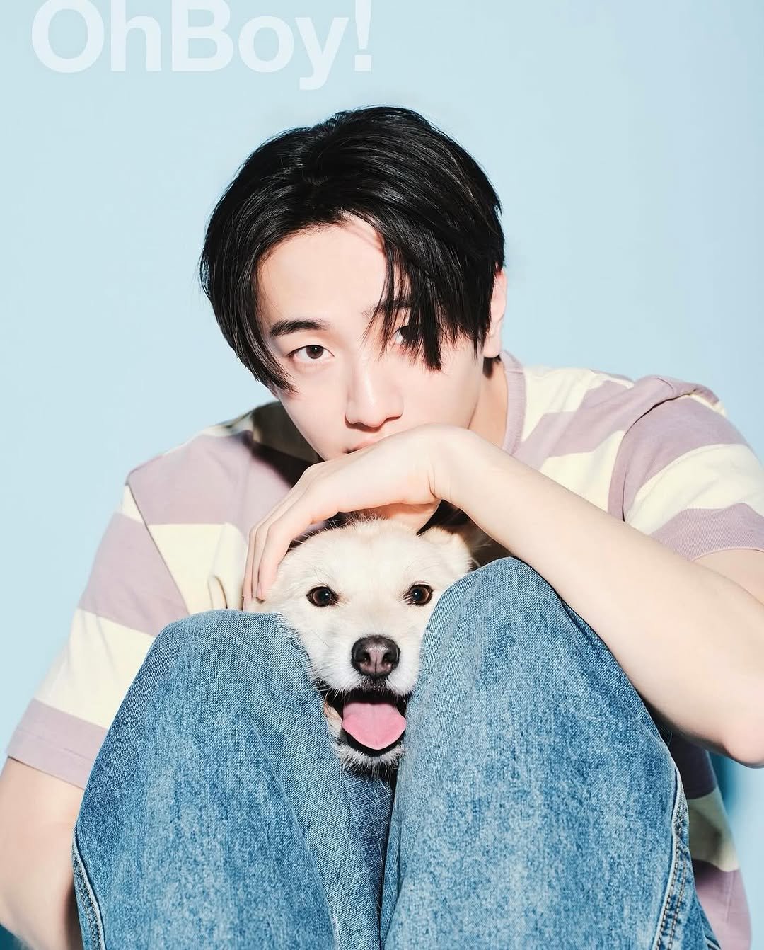 Photo shared by 남윤수 on March 23, 2026 tagging @ohboymagazine, @kawa.on, and @kawa.hq. May be an image of magazine, poster and text that says 'OhBoy!'.