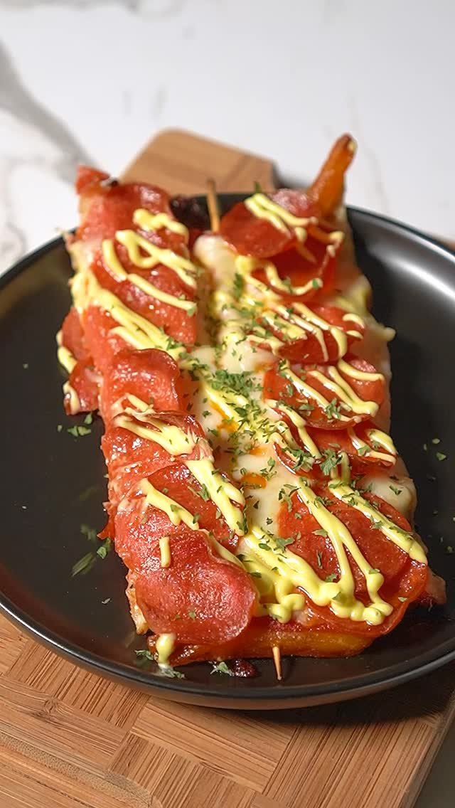 namcook_ 게시물 이미지: 감자튀김 피자 Potato Fries Pizza