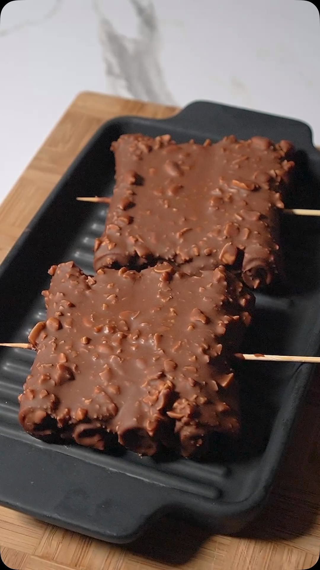 namcook_ 게시물 이미지: 누텔라 롤 꼬치 Nutella Roll Skewers