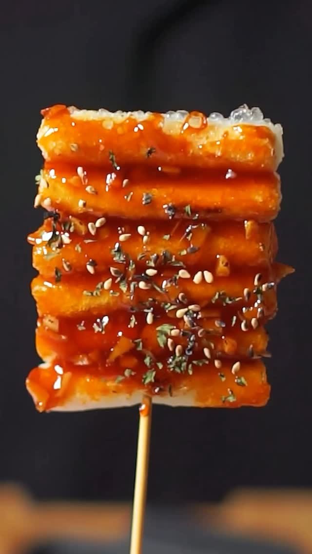 namcook_ 게시물 이미지: Tteok Kkochi (Korean rice cake skewers)