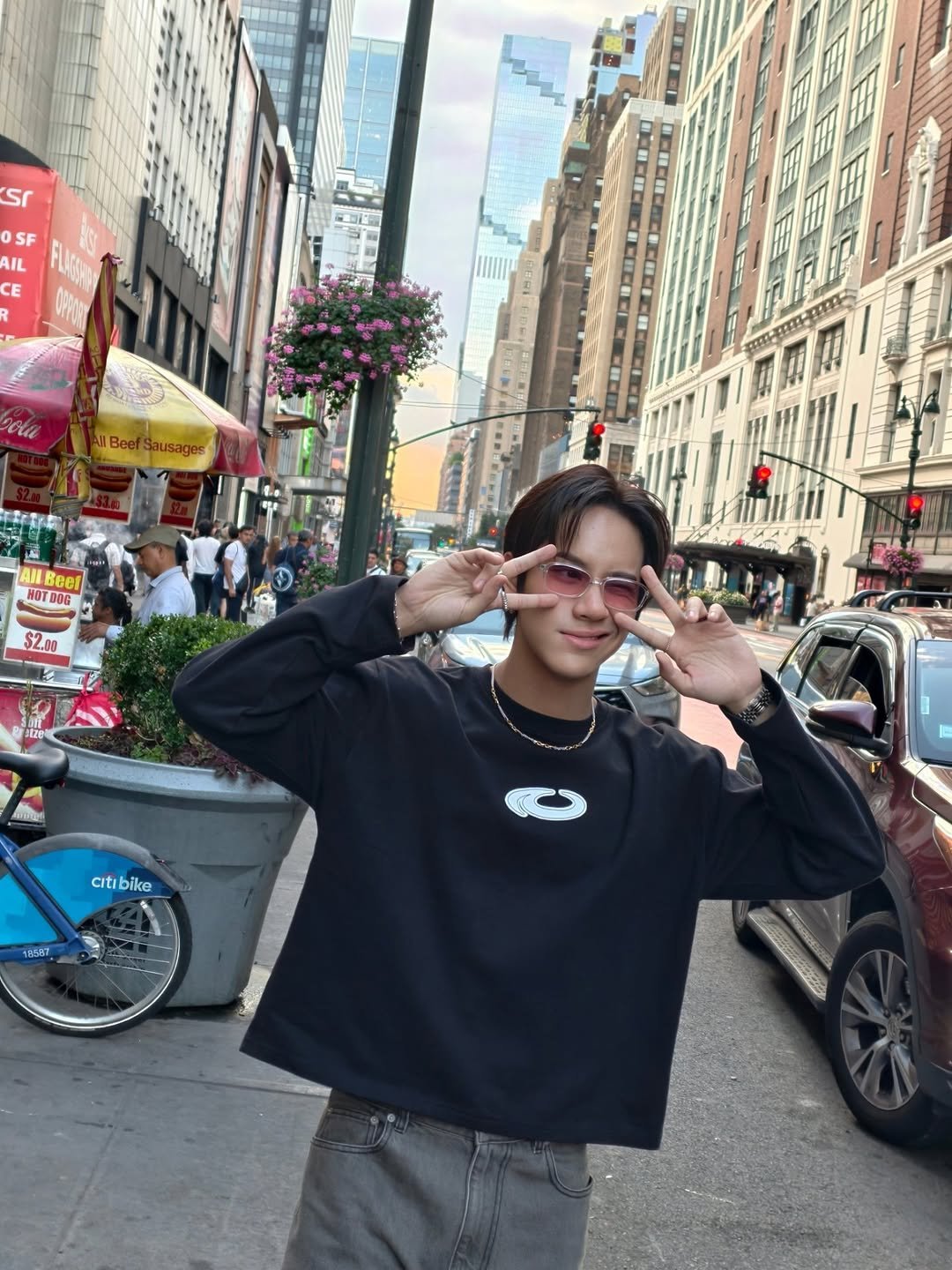 Photo by NANON on December 24, 2025. May be an image of one or more people, sweatpants and text.