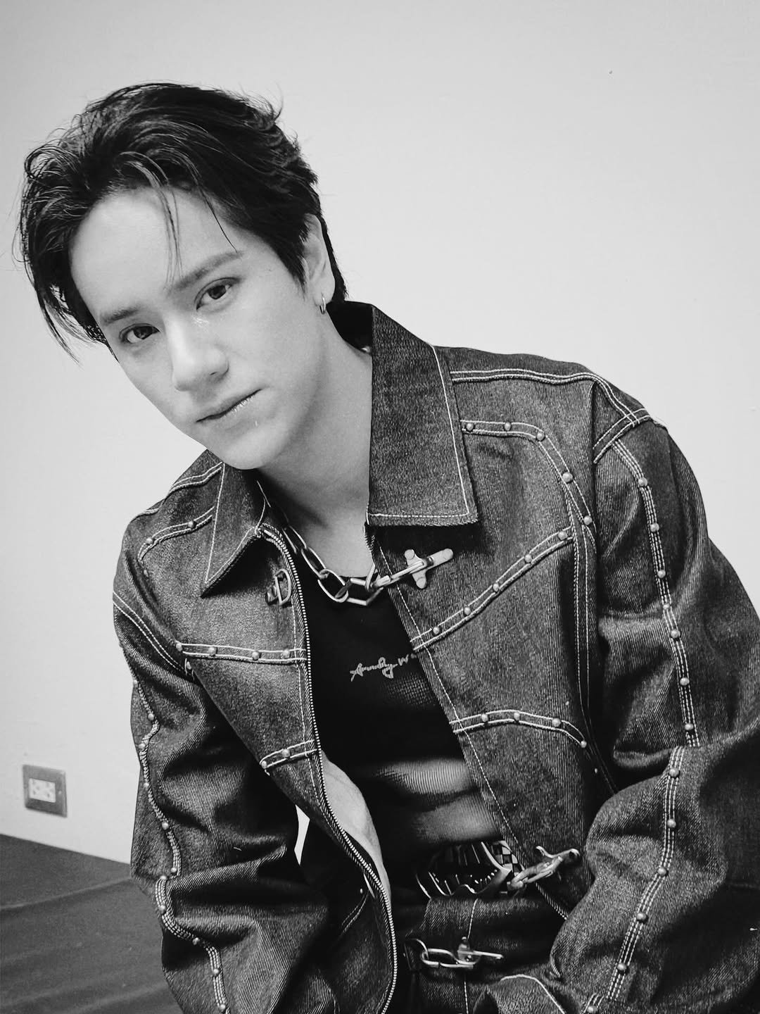 Photo by NANON on December 21, 2025. May be a black-and-white image of one or more people, bangs, bolo tie and text.