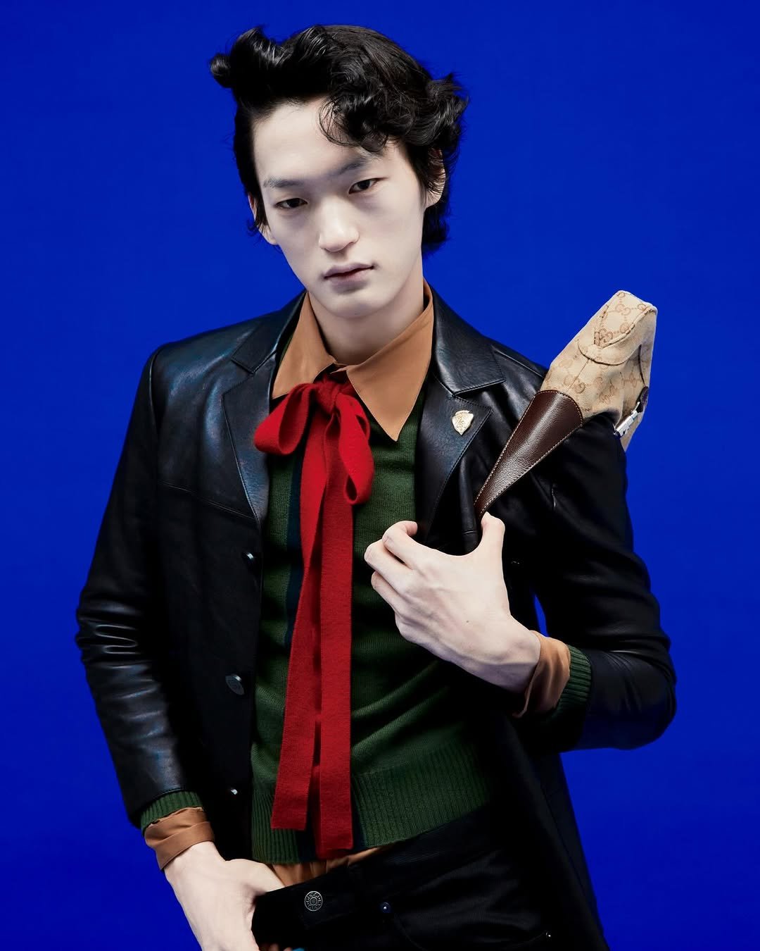 Photo shared by Choi Na Rang 최나랑 on February 03, 2026 tagging @mminnnn, @ellekorea, @ozikc, @chanrans, @hh3116, and @doubleuys_. May be an image of bolo tie and text.