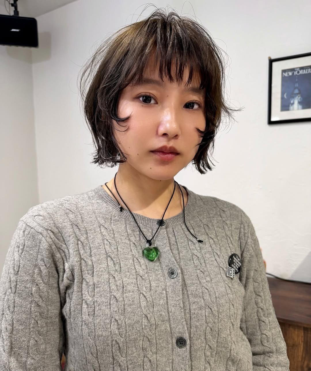 Photo shared by 水舟勝己　Katsumi Mizufune on January 13, 2026 tagging @narvis_hair. May be an image of one or more people, bangs, bolo tie and text.