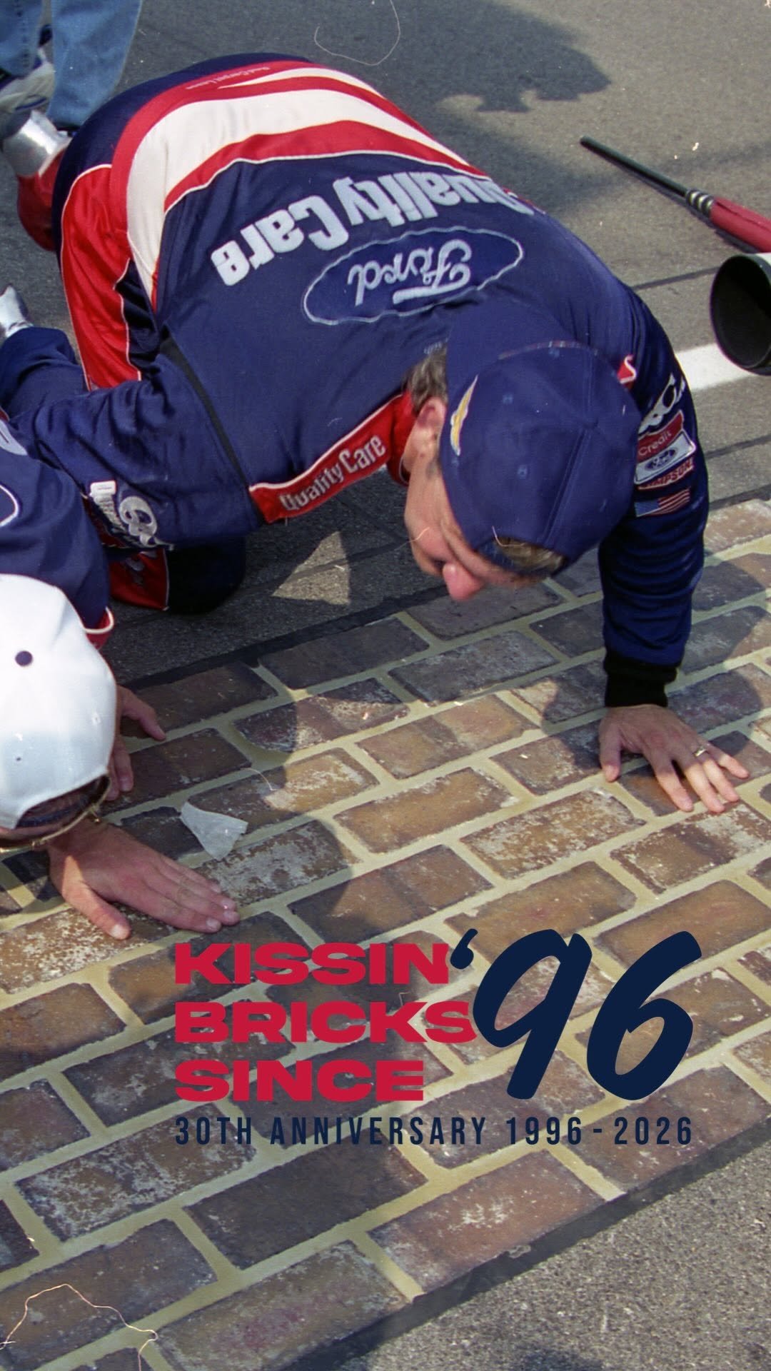 nascar 게시물 이미지: Around here, we’ve been kissin’ bricks since...