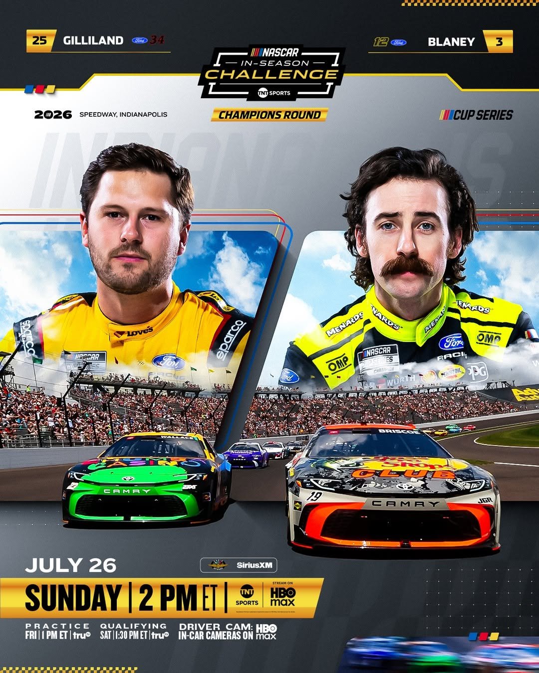 nascar 게시물 이미지: One driver has a date with the bricks. Watch...