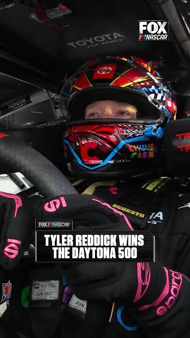 nascaronfox 게시물 이미지: TYLER REDDICK WINS THE DAYTONA 500!