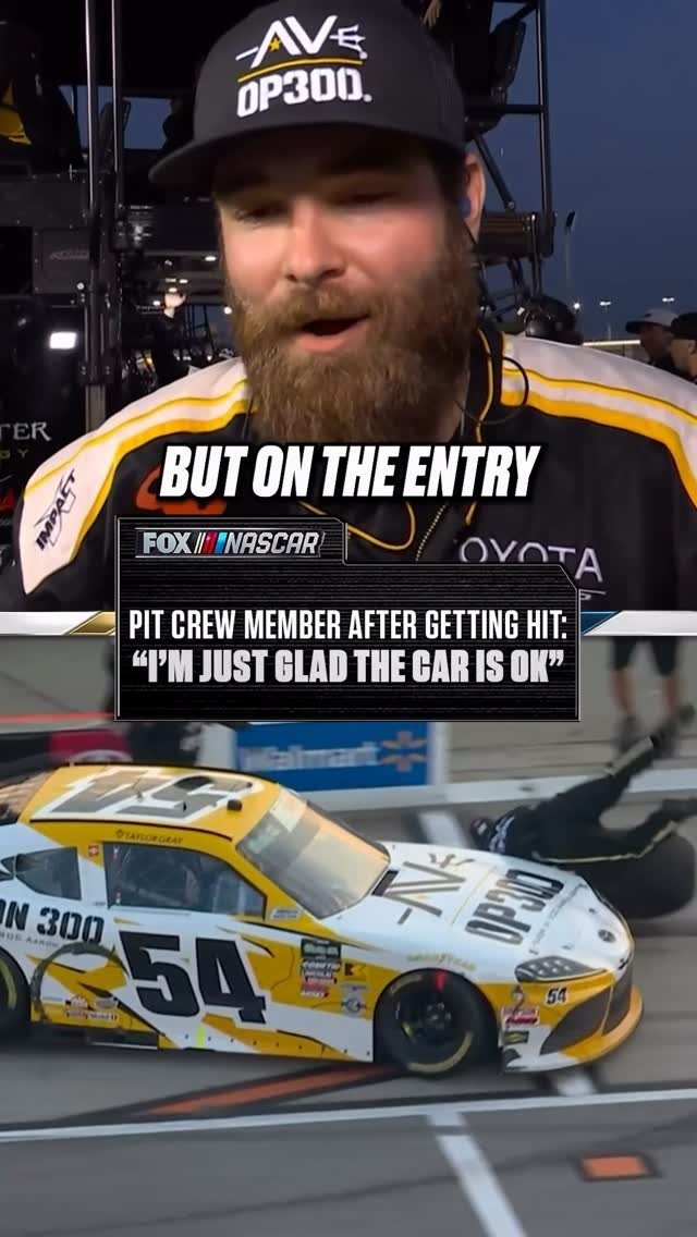 nascaronfox 게시물 이미지: “I’m just glad the car is okay.” Over-the-wall...